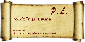 Polányi Laura névjegykártya